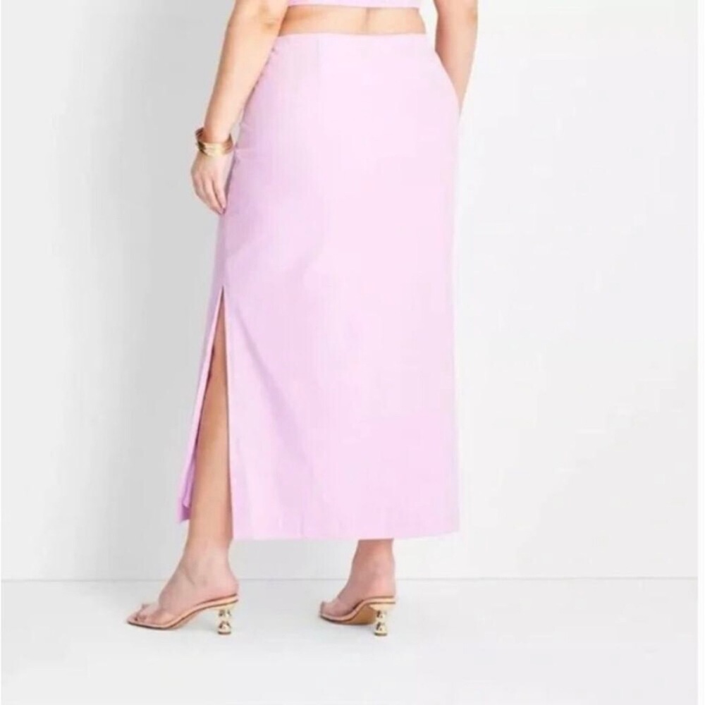 Jenee’ Naylor Future Collective Cutout O Ring Texturized Maxi Skirt Plus Size 22 - Picture 3 of 15
